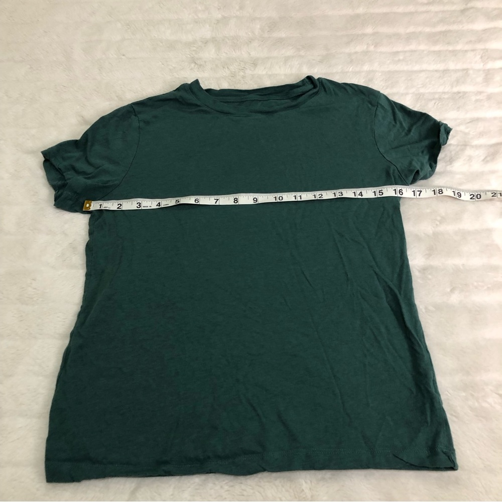 A NEW DAY- WOMENS GREEN SHORT SLEEVE CREW NECK PULLOVER T-SHIRT SIZE XS - Picture 4 of 5